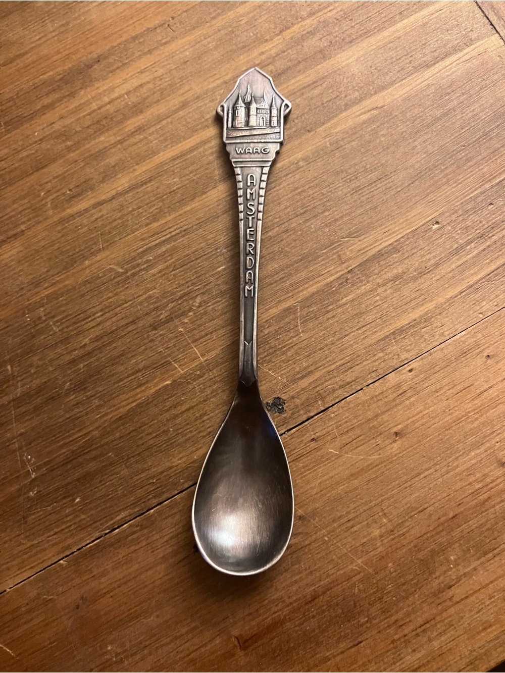 Amsterdam Collectible Souvenir Spoon - Silver-Tone Waag building  Sola 100